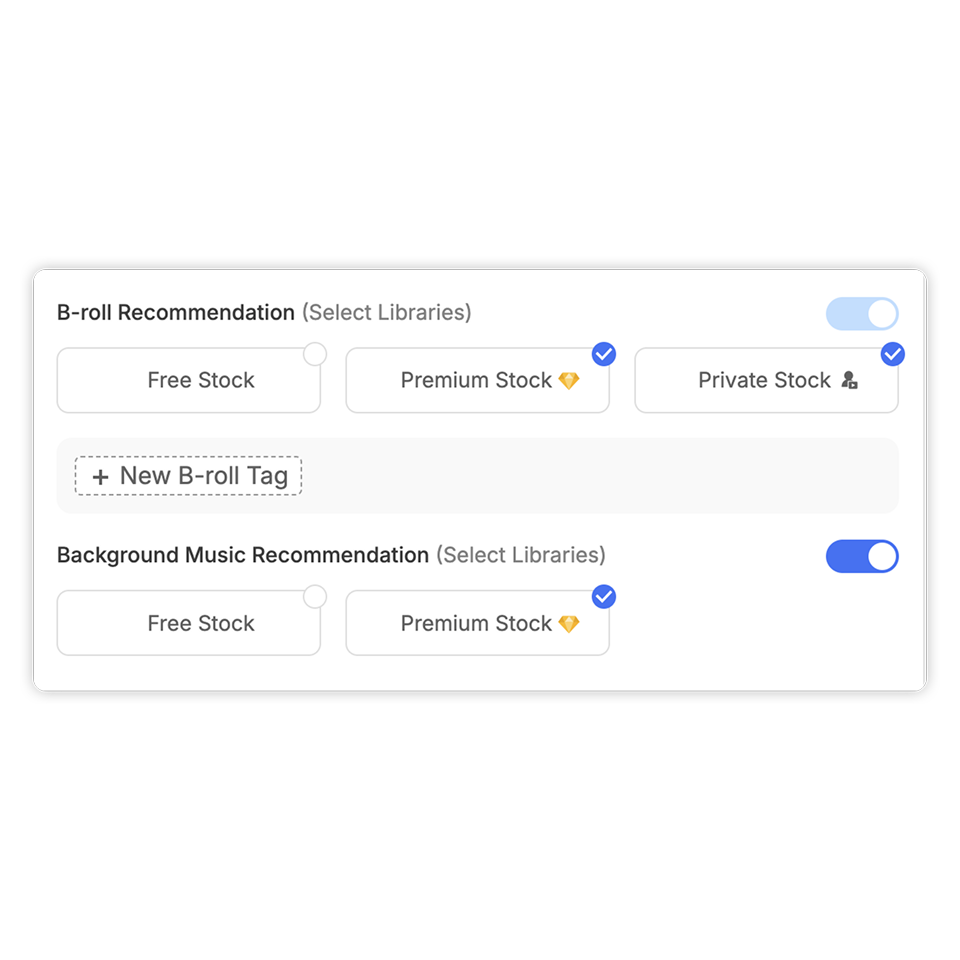 Customize voice, pacing, and media sources inside Visla’s Banking Video Creator interface.